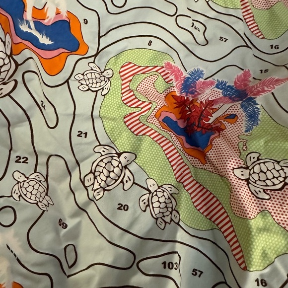 Vilebrequin Swim Short Paint By Number Print - Picture 2 of 5